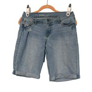 Old Navy Curvy Fit Bermuda Jean Shorts Size 2